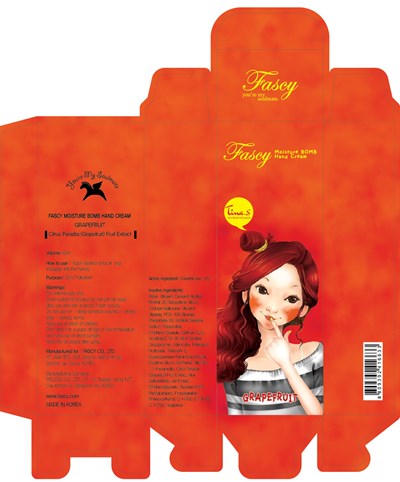 Image Of Carton (Fascy Moisture Bomb Hand Cream Grapefruit Carton)